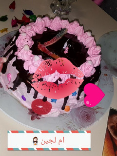 صورة لوصفة تارت 🎂 عيد ميلاد 🎉 حبيبتي لجين ❤