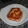 Pechugas rellenas de flores de calabacín