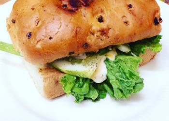 How To Making Recipe Subway style sandwich with raw mango slice Very Delicious