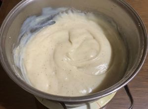 Una foto de Salsa blanca con maicena
