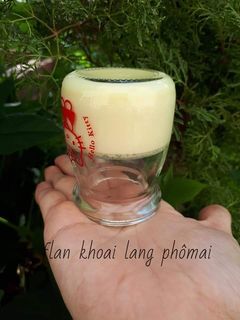 Hình của món Ăn dặm-Flan phô mai khoai lang.