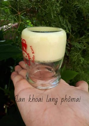 Hình của món Ăn dặm-Flan phô mai khoai lang.