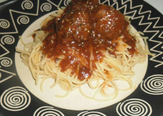 Steps to Prepare Perfect Meatballs and Spaghetti - Easy Dinner Recipes for Family