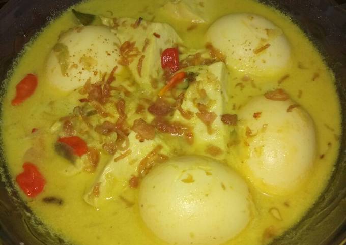 Resep Sayur Kuning Tahu Telur Oleh Kinan Azhari Cookpad