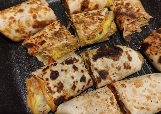 Resep Egg and Mushroom Rolls Tortilla (Inspired by Nadiya Hussain) oleh