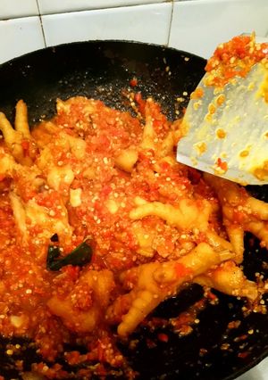 Foto resep Ceker pedas