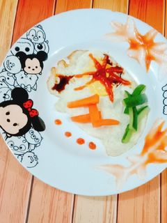 Foto resep "Telur Ceplok pelangi"👍❤️😘