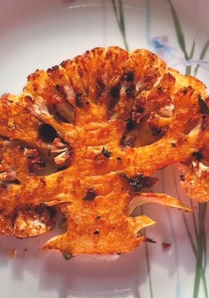 Oven Baked Cauliflower Steak Recipe By Mugdha
