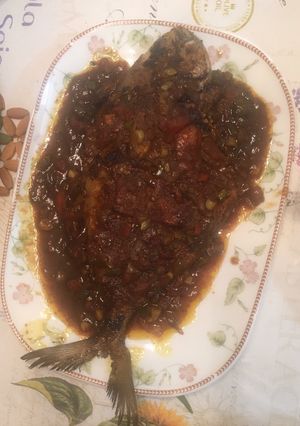 عکسی از دستور ماهي حلوا🐠