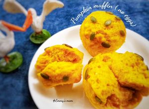 Hình của món Bánh bông lan bí đỏ hấp (không trứng) - baby.