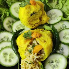A picture of Pulao Bonda.