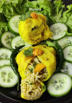 A picture of Pulao Bonda.