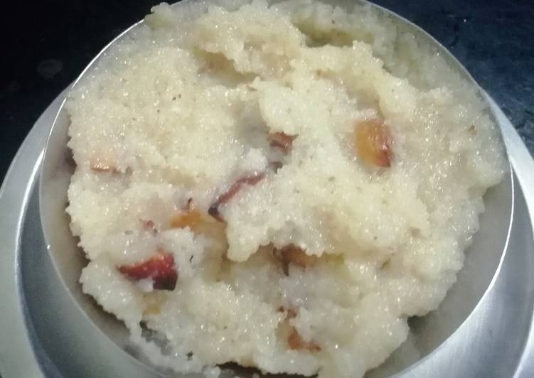 Steps to Make Any-night-of-the-week Suji halwa, #flavour2
