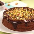 Bizcocho con chocolate y pistachos