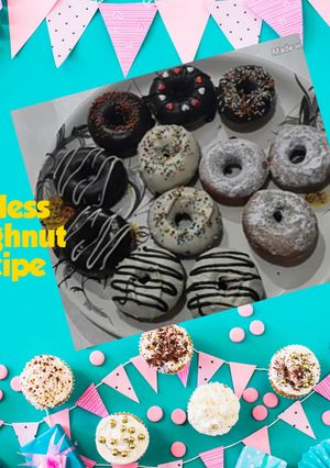 A picture of Eggless Easy Doughnut Recipe.