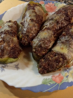 Una foto de Zucchinis rellenos