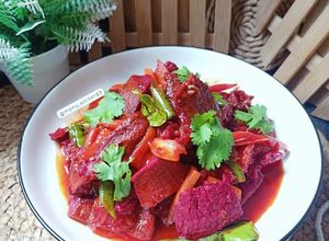 Gambar Daging Merah Sos Labu Thai 🇹🇭