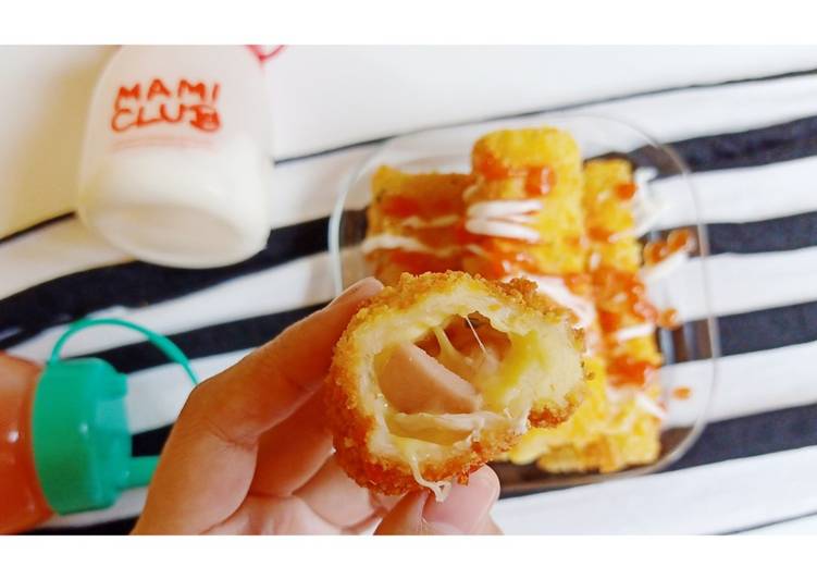 Roti goreng isi Mozarella