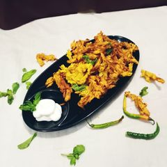 A picture of Banana flower fritters.