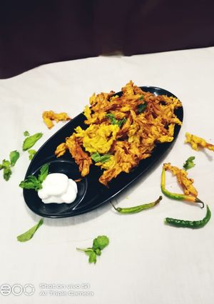 A picture of Banana flower fritters.