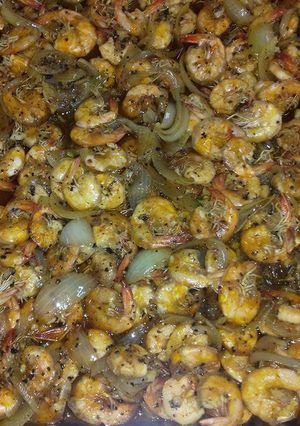 Foto resep Udang lada hitam