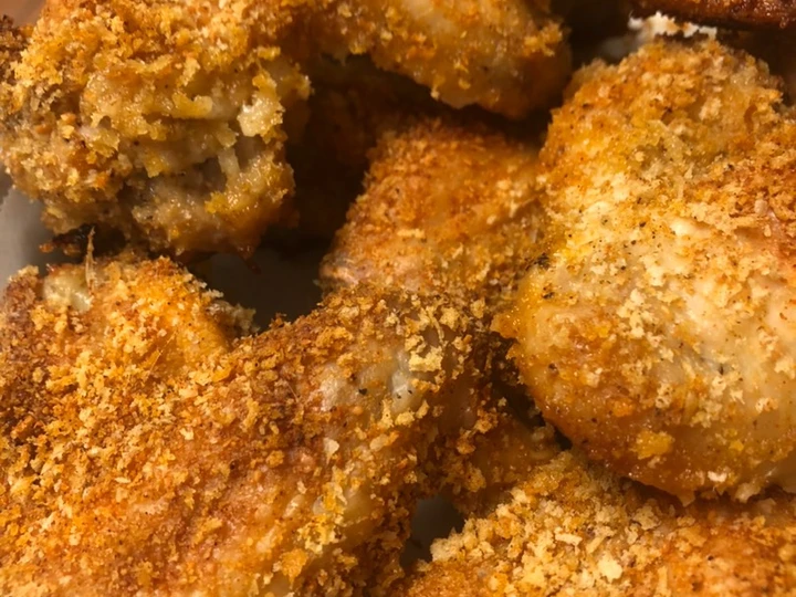 Easy Steps to Make Recipe Crispy Oven Fried Wings that is So Delicious, Really Delicious}