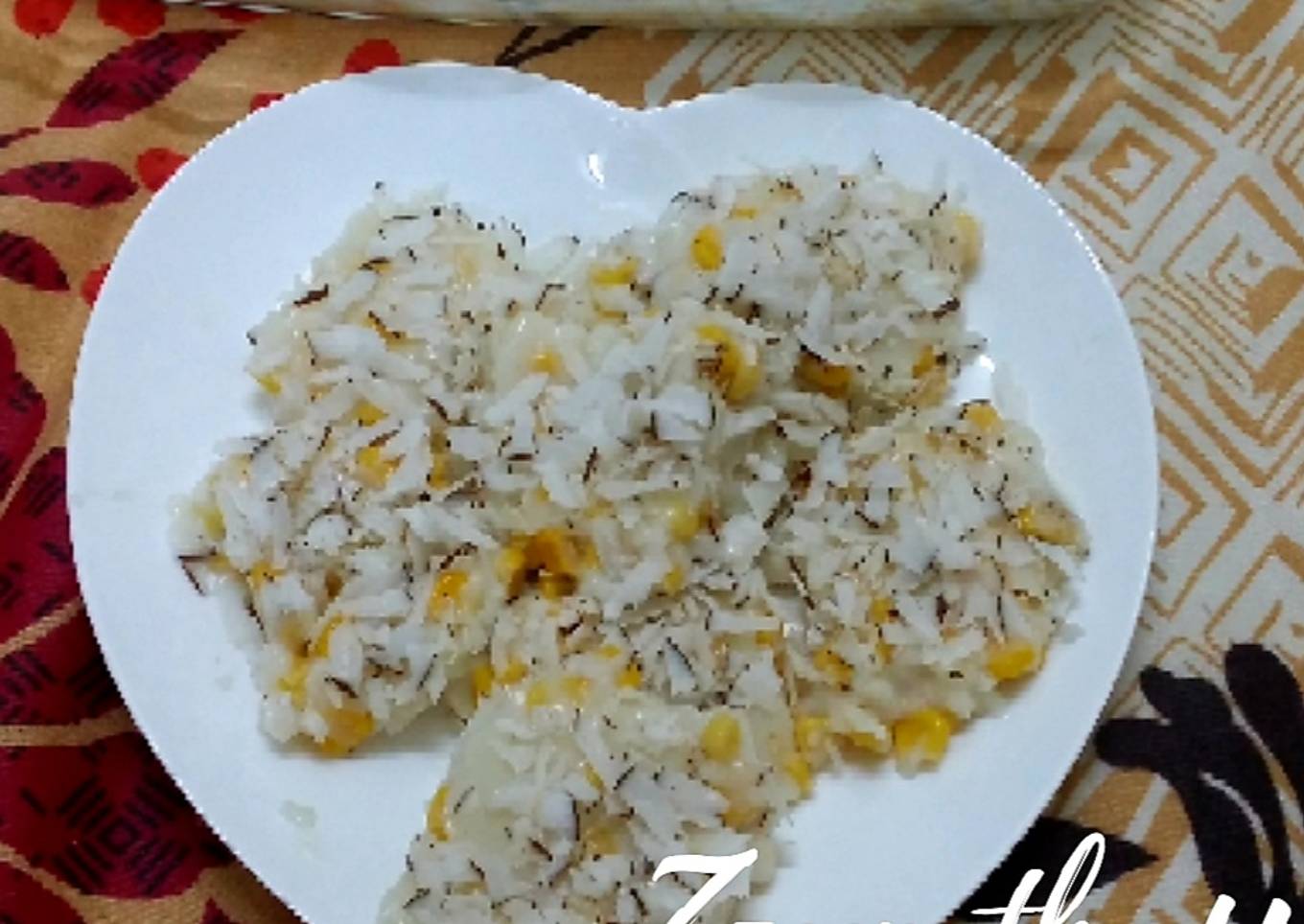 Coconut Milk and Corn Pudding