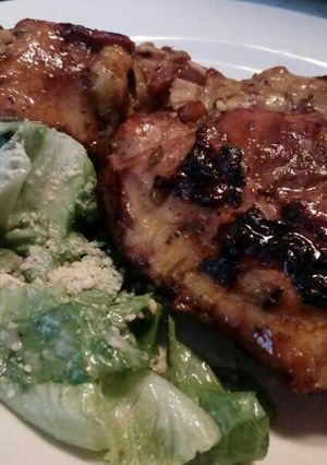 Una foto de Pollo rostizado casero