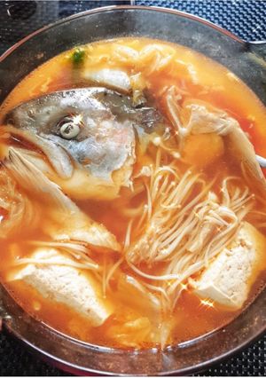 Foto resep Sup kepala salmon ala Jepang