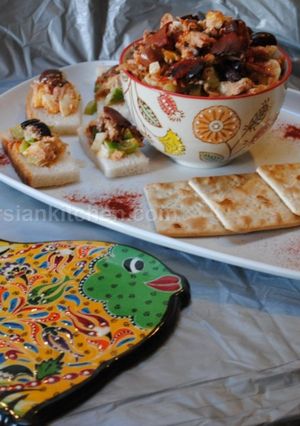 عکسی از دستور سالاد تن ماهی