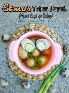 Foto resep Semur Telur Puyuh (Mpasi Bayi 10 Bulan)