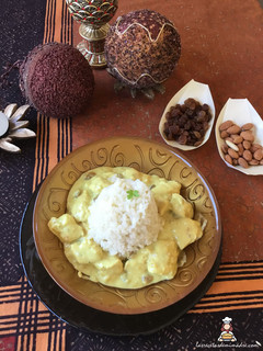 Una foto de Pollo al curry