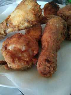 Una foto de Pollo frito crujiente