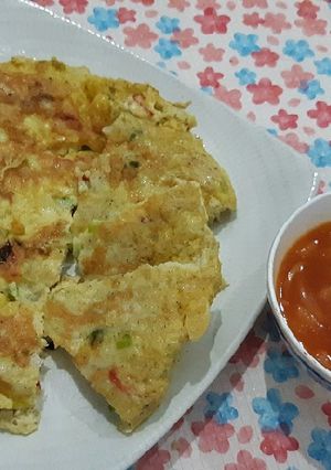 Foto resep Pu yung hai teri basah saus asam manis