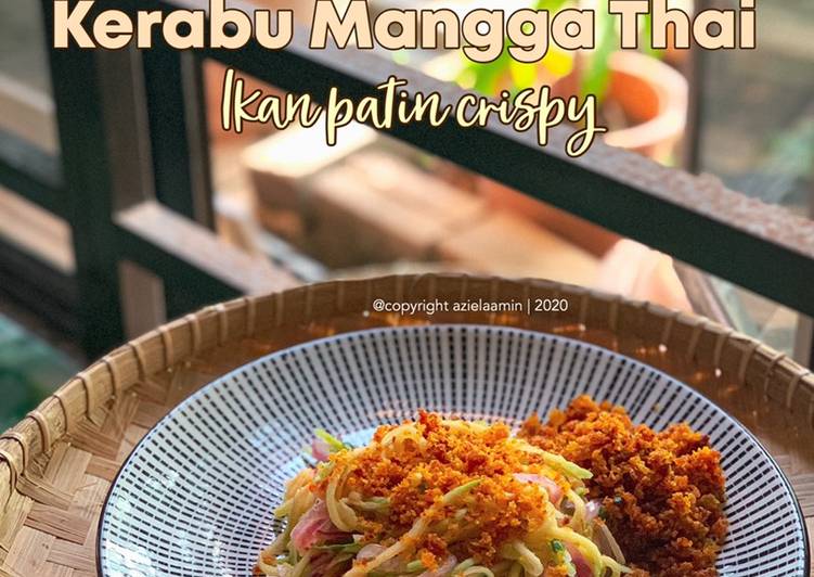 Cara Mudah Memasak Kerabu Mangga Thai Ikan Patin Crispy yang Sedap