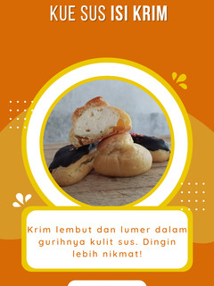 Foto resep Kue Sus isi Krim