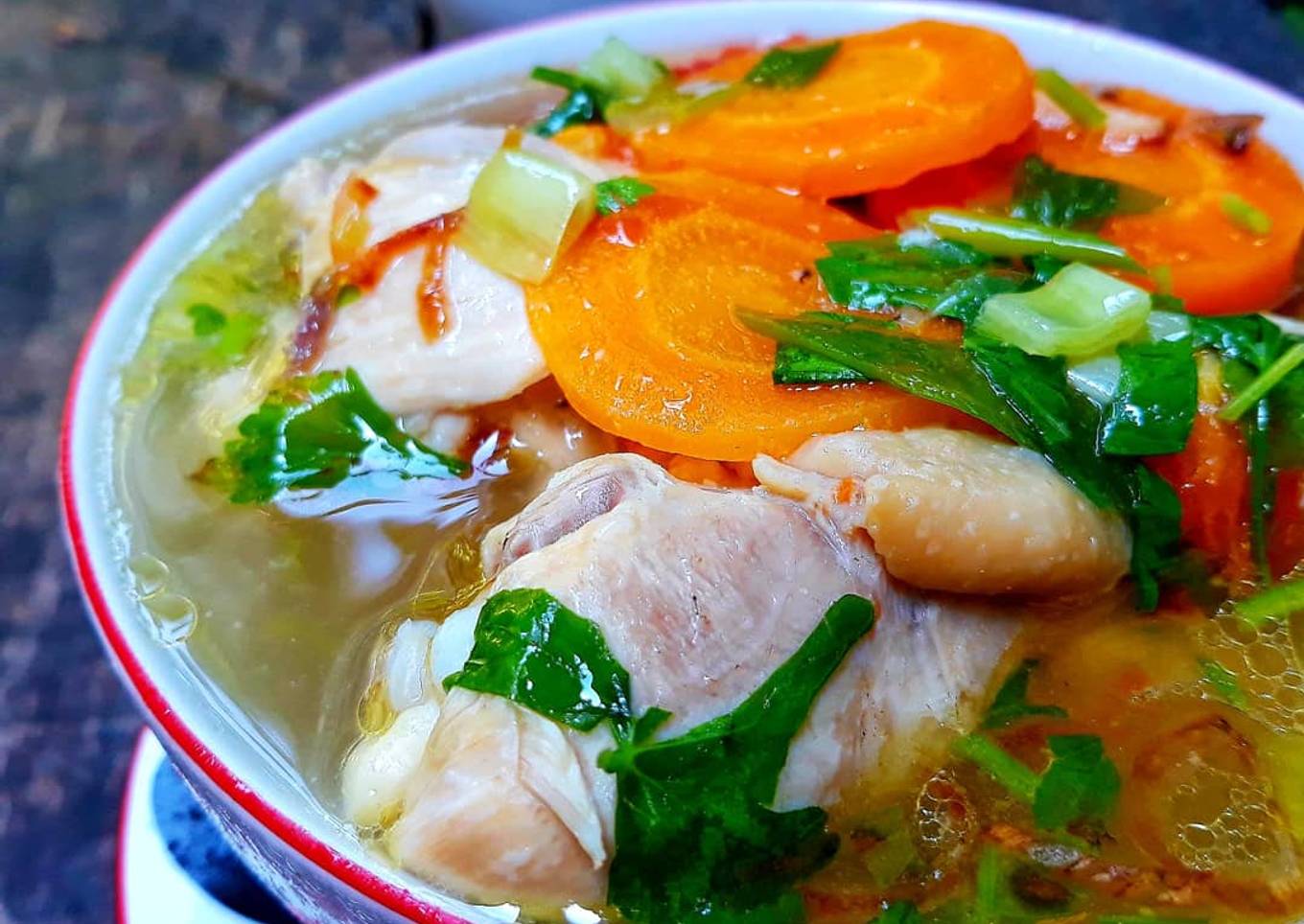 Soup ayam sayuran