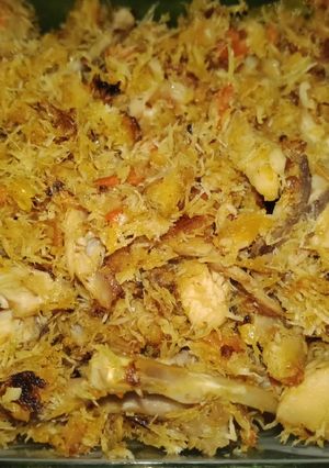 Foto resep Serundeng ayam
