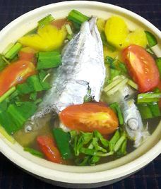 cá ngân nấu ngót