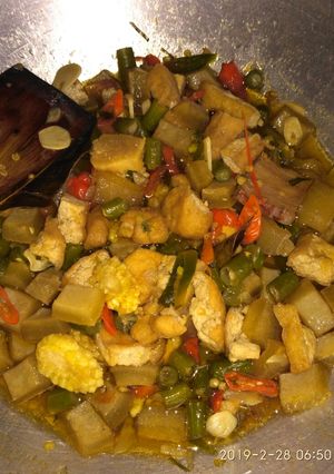 Foto resep Kikil Tahu Sayur Saus Tiram