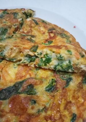 Foto resep Frittata dg Bayam Wortel dan Keju