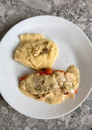Foto resep Salmon lemon butter sauce