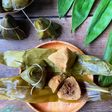 Bacang / Bak Chang Isi Ayam Jamur Shiitake (plus step by step cara membungkusnya)