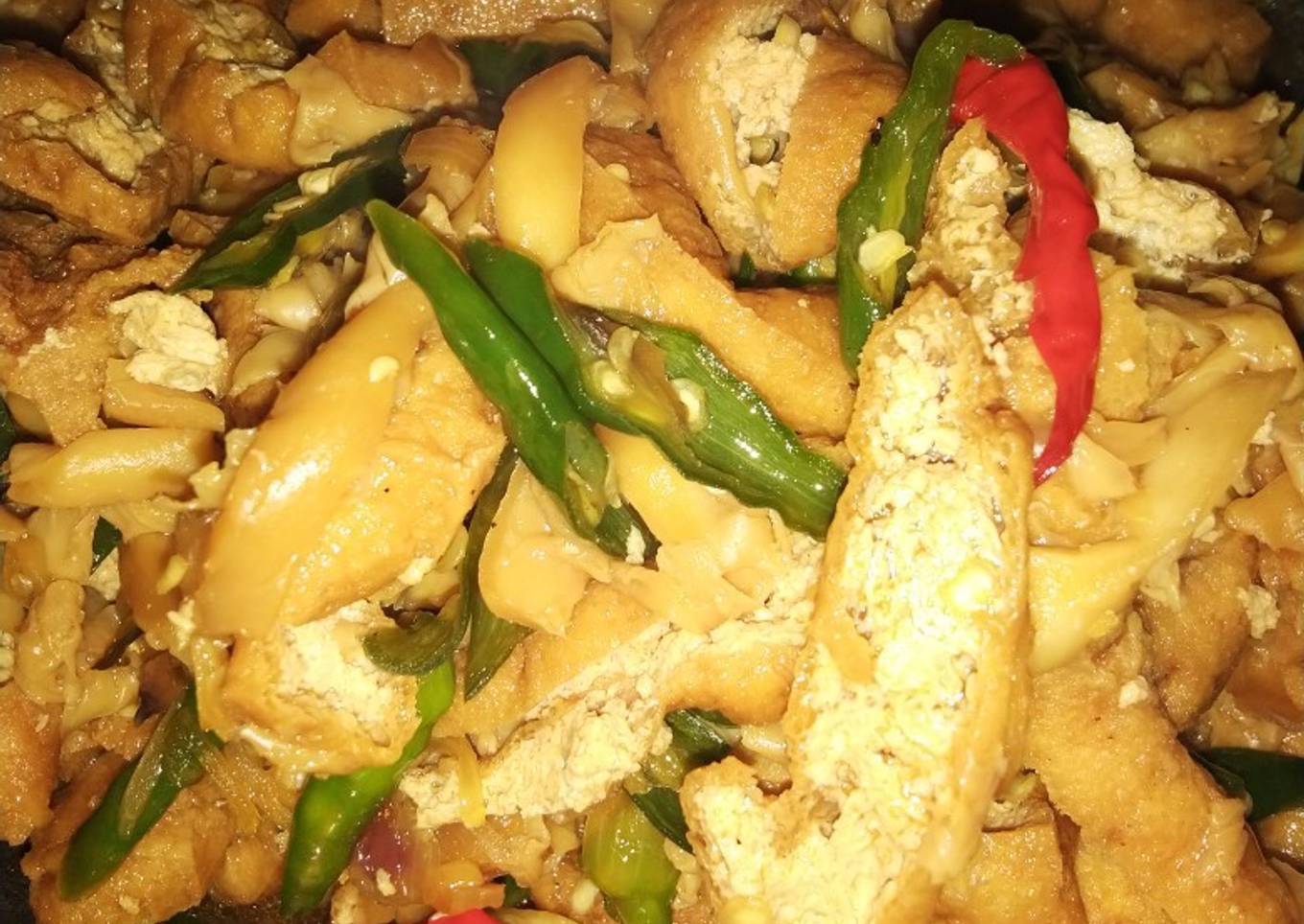 Oseng TaJam (Tahu Jamur)