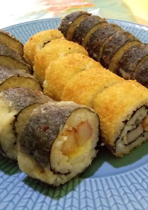 Foto resep Sushi crispy roll dan sushi tempura ala resto s*ku*a k*t* Plg