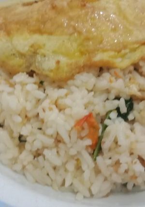 Foto resep Nasi goreng kangkung ebi