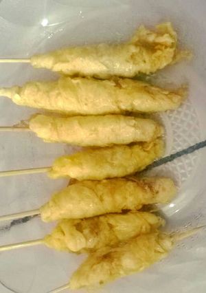 Foto resep Sate telur gulung.. jajanan SD