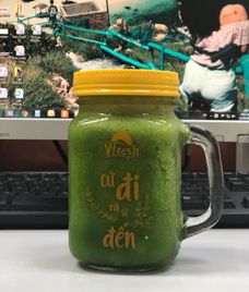 sinh tố cải xoăn