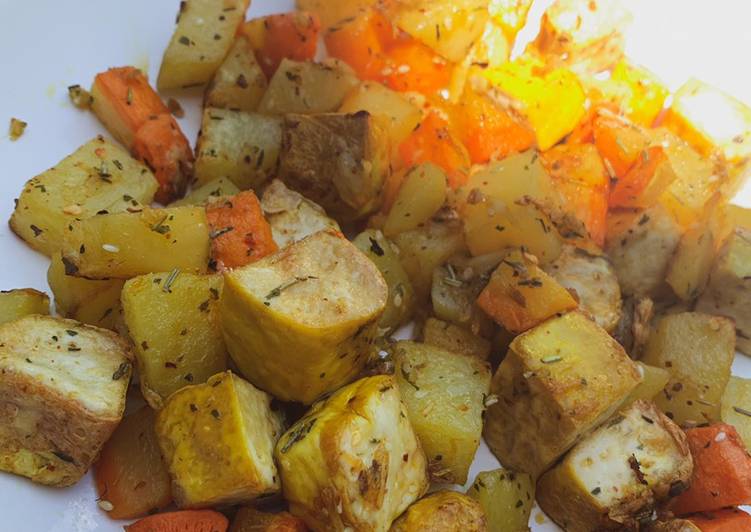 AIR-FRYER GARLIC BUTTER VEGAN SNACK