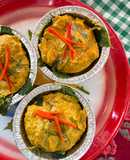 ห่อหมกอกไก่พริกแกงคั่วปักษ์ใต้นึ่ง🌶️🧄🌿